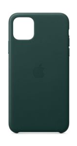 Official Apple iPhone 11 Pro Max Leather Case - Forest Green