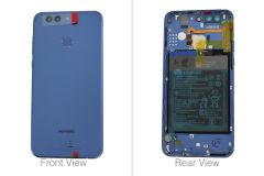 Genuine Huawei Nova 2 Plus Barca-L21 Blue Battery Cover with 3340mah Battery - 02351LUB