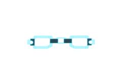 Genuine Sony XZ2 Compact H8314, H8324 Volume Key Adhesive - 1310-4872