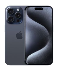 Apple iPhone 15 Pro 256GB Blue Titanium Sim Free / Unlocked Mobile Phone - MTV63ZD/A