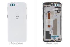 Official OnePlus 5T A5010 White Battery Cover Assembly (No Lens) - 2011100025
