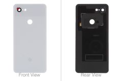 Official Google Pixel 3 XL Clearly White Battery / Rear Cover with Marking - 20GC1WW0S02