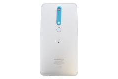 Genuine Nokia 6.1 2018 Dual Sim White Rear / Battery Cover with NFC - 20PL2WW0006