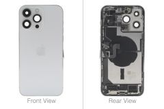 Official Apple iPhone 14 Pro Max Silver Battery Cover (OEM Pulled) - B-Grade