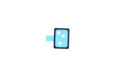 Official Samsung Galaxy A34 5G SM-A346 Top Speaker Adhesive - GH02-24564A