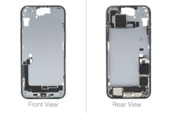 Official Apple iPhone 15 Plus Blue Chassis / Middle Frame (OEM Pulled)