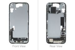 Official Apple iPhone 15 Blue Chassis / Middle Frame (OEM Pulled)