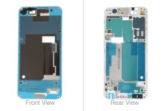 Genuine HTC A9 Plasticopal Silver Bezel - 74H03079-03M