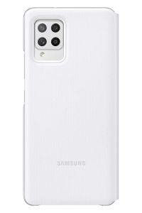 Official Samsung Galaxy A42 5G White S View Wallet Cover / Case - EF-EA426PWEGEW