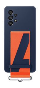 Official Samsung Galaxy A53 5G Navy Silicone Cover with Strap - EF-GA536TNEGWW