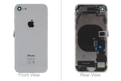 Official Apple iPhone 8 Silver Battery Cover (OEM Pulled)