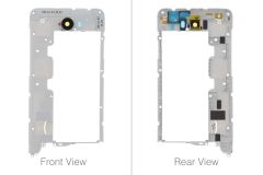 Official Huawei Y5II CUN-L21 Dual Sim Golden Middle Cover / Chassis with Camera Lens - 97070NXJ