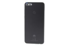 Genuine Huawei Y7 2018 London-L01 Black Rear / Battery Cover with Fingerprint Sensor - 97070TPS