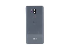 Genuine LG G7 ThinQ G710 Platinum Grey Battery Cover with Fingerprint Sensor - ACQ90241013