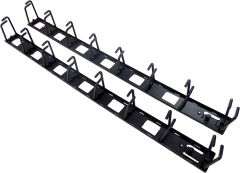 APC Vertical Cable Organizer, 8 Cable Rings, Zero U