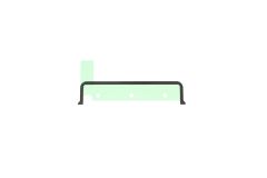 Official Samsung Galaxy Z Flip 3 5G Main UB Bottom Adhesive - GH02-22852A