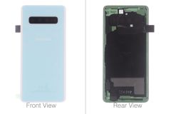 Official Samsung Galaxy S10 G973 Prism White Battery Cover (No Adhesive) - GH82-18378F