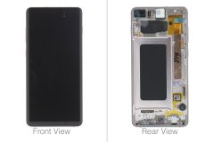 Official Samsung Galaxy S10+ G975 Ceramic White LCD Screen & Digitizer - GH82-18834J / GH82-18849J