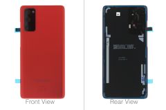 Official Samsung Galaxy S20 FE 5G SM-G781 Cloud Red Rear / Battery Cover - GH82-24223E