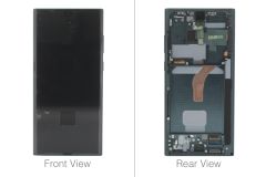 Official Samsung Galaxy S22 Ultra S9080 Green LCD Screen & Digitizer With Battery - GH82-27487D