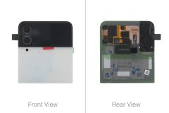 Officiall Samsung Galaxy Z Flip 4 5G Outer LCD Display Front Glass Bespoke White - GH97-27947F