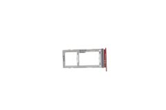 Official Samsung Galaxy S10+ G975 Dual Sim Red Sim Tray - GH98-43724H