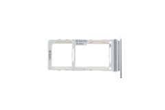 Official Samsung Galaxy Note 10+ SM-N975 Aura Glow / Silver Dual Sim Tray / Holder - GH98-44506C