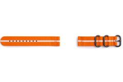 Official Samsung GP-R600BREECAG Gear Sport R600 Premium Strap - Orange & White