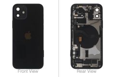 Official Apple iPhone 12 Black Battery Cover (OEM Pulled) - B-Grade